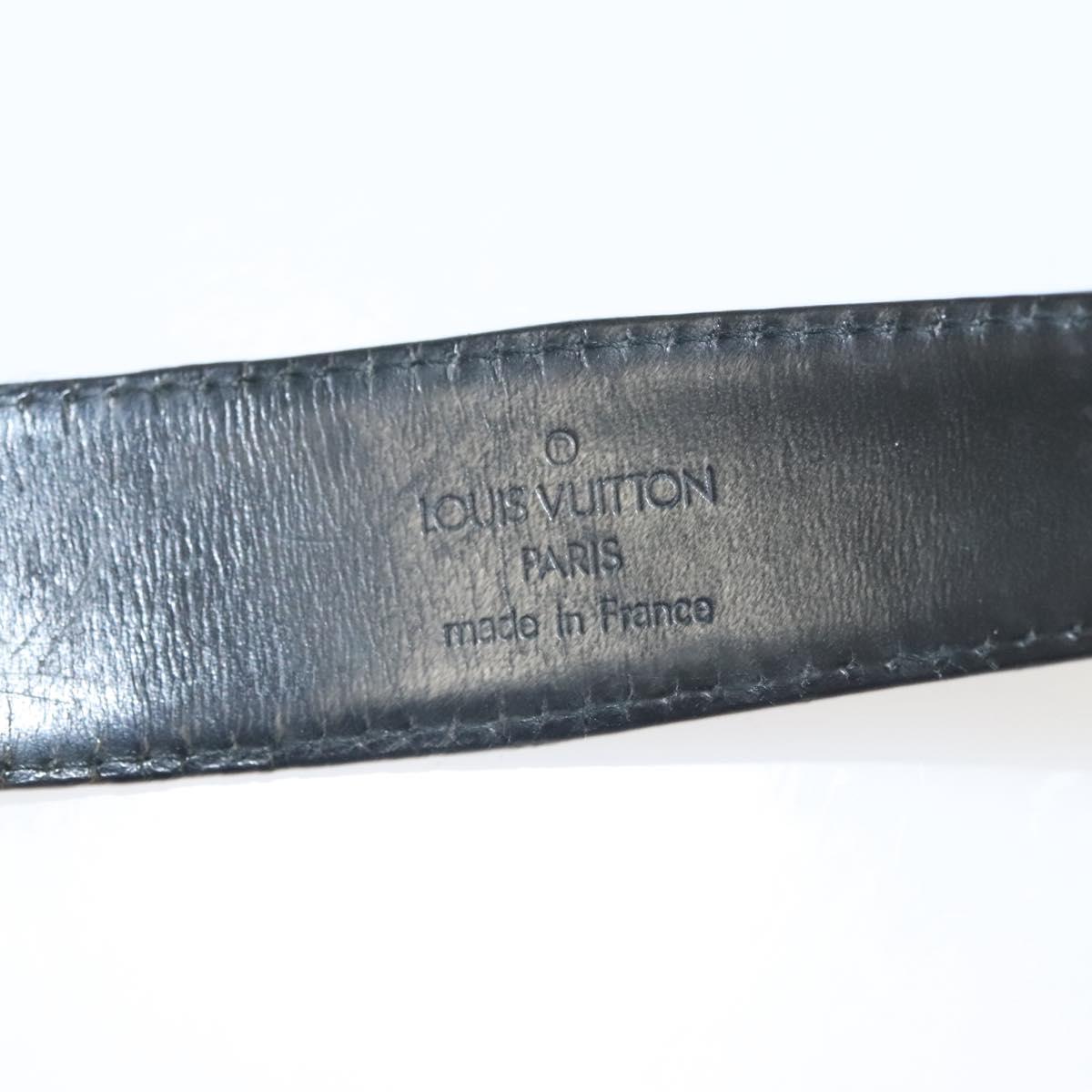 LOUIS VUITTON Epi Ceinture Belt 37.4"" Black M6832 LV Auth 121486