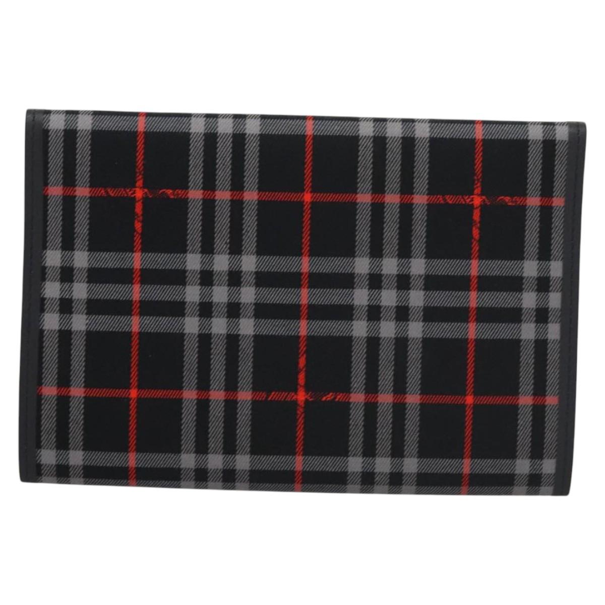 BURBERRY Nova Check Day Planner Cover Canvas Navy Auth 121494