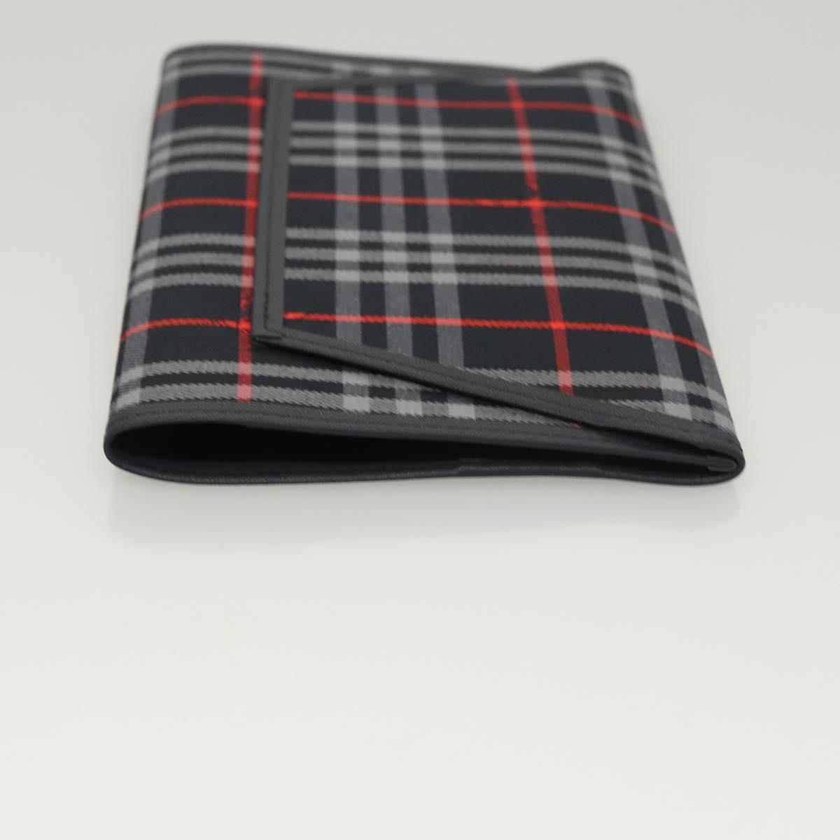 BURBERRY Nova Check Day Planner Cover Canvas Navy Auth 121494