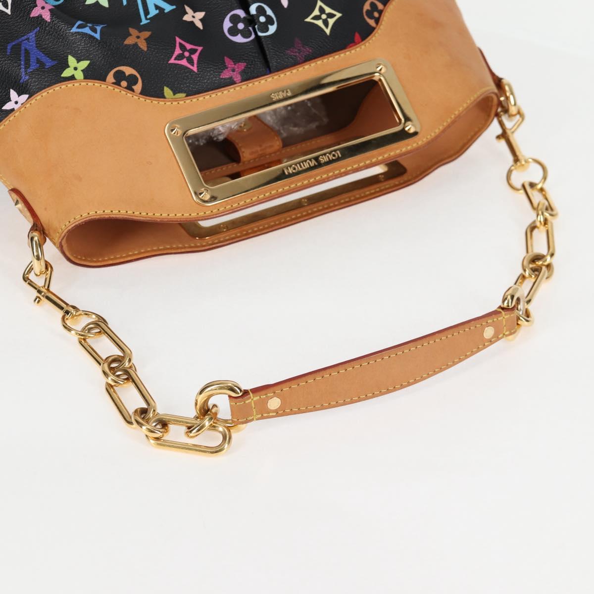 LOUIS VUITTON Monogram Multicolor Judy MM Hand Bag 2Way M40256 LV Auth 121498AM