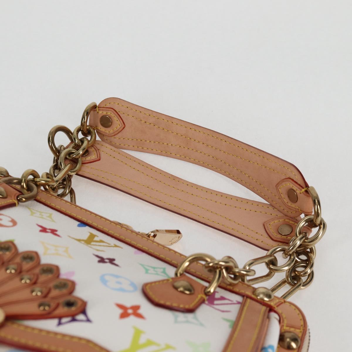 LOUIS VUITTON Monogram Multicolor Gracie MM Bag White M92590 LV Auth 121499SV