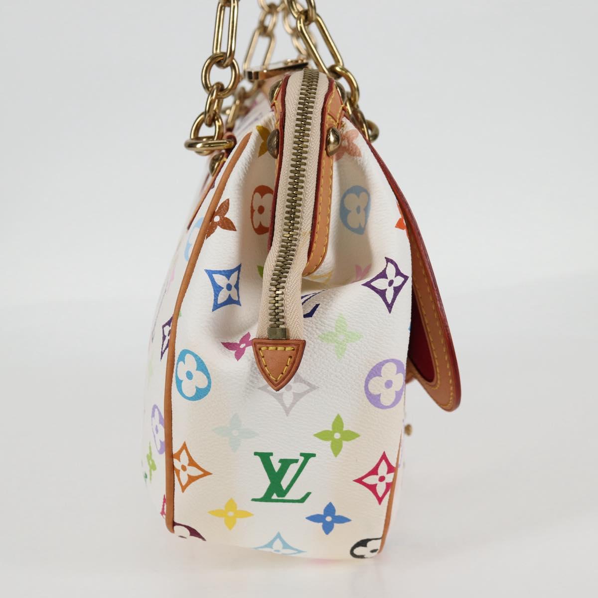 LOUIS VUITTON Monogram Multicolor Gracie MM Bag White M92590 LV Auth 121499SV