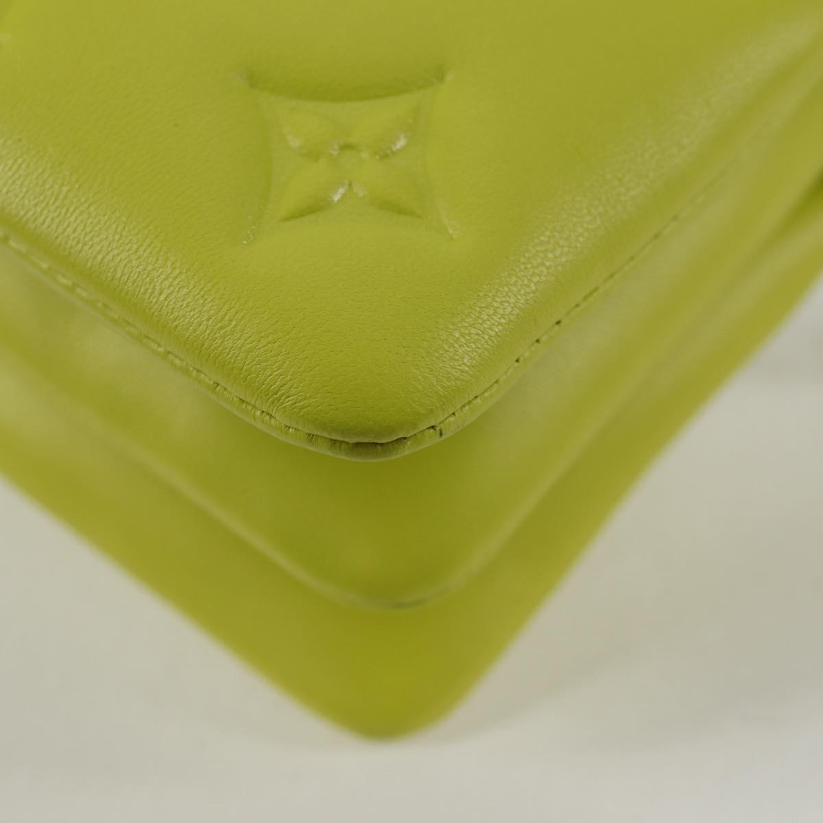 LOUIS VUITTON Monogram Emboss Coussin Belt Bag Bag Leather 2way LV Auth 121504SM