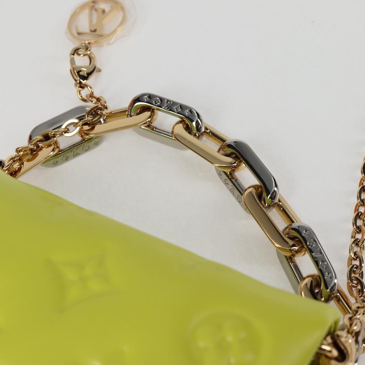 LOUIS VUITTON Monogram Emboss Coussin Belt Bag Bag Leather 2way LV Auth 121504SM