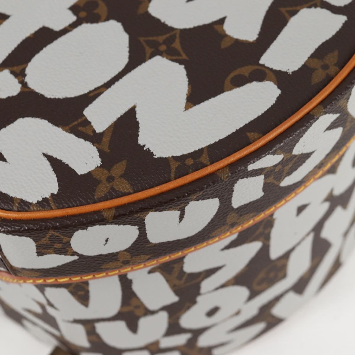 LOUIS VUITTON Monogram Graffiti Boite Shapo White M92186 LV Auth 121505SV