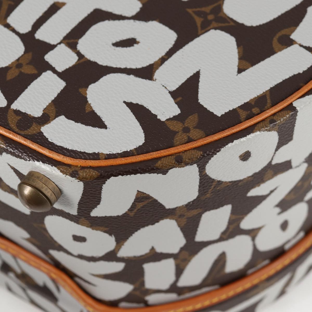 LOUIS VUITTON Monogram Graffiti Boite Shapo White M92186 LV Auth 121505SV