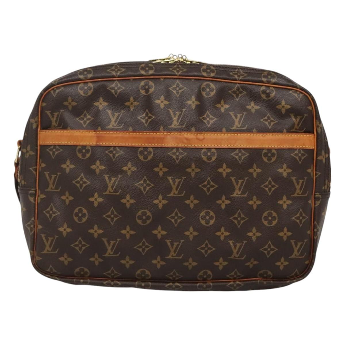 LOUIS VUITTON Monogram Reporter GM Shoulder Bag M45252 LV Auth 121533