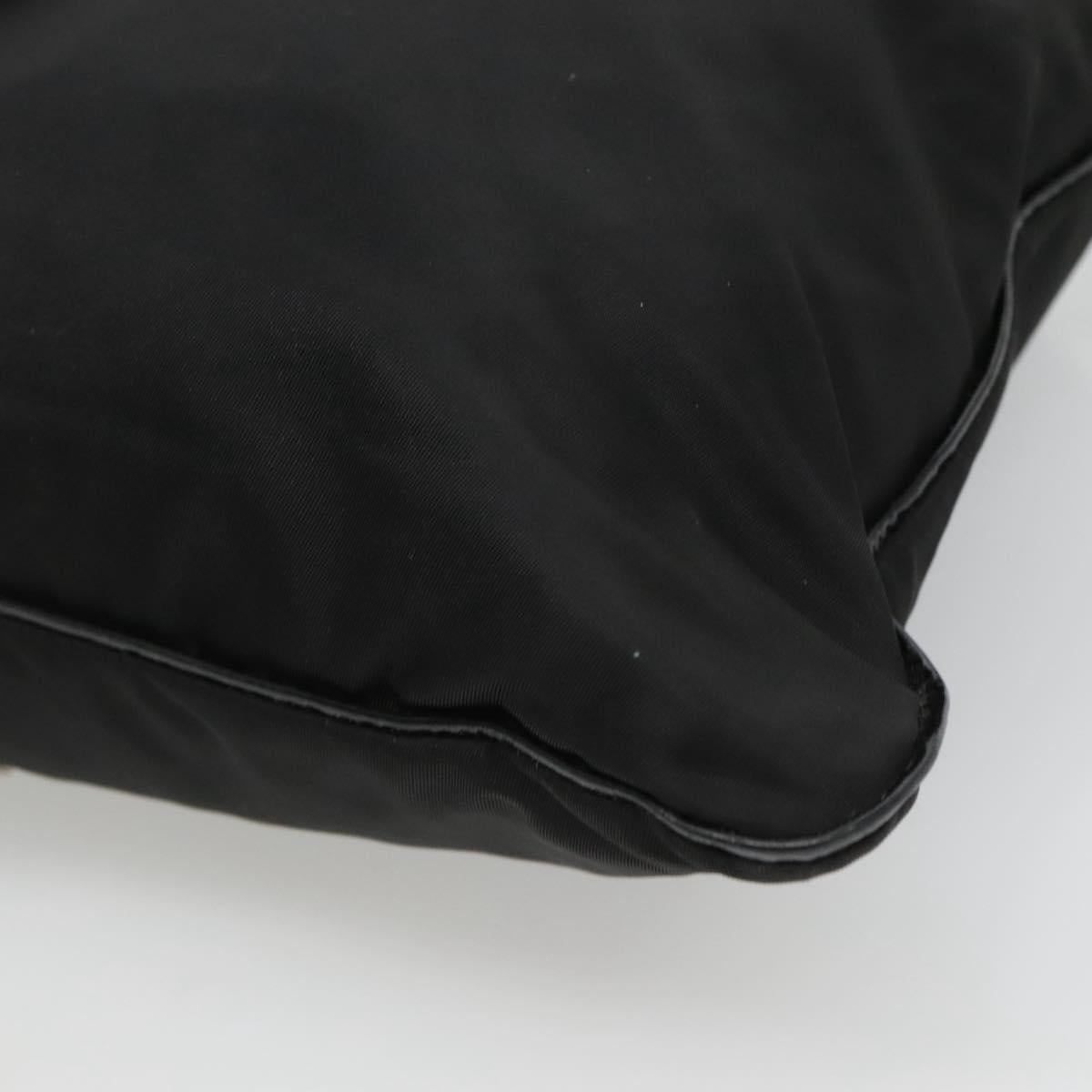 PRADA Tote Bag Nylon Black Auth 121555
