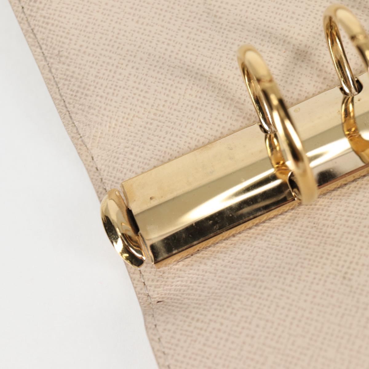 LOUIS VUITTON Damier Azur Agenda GM Day Planner Cover R20708 LV Auth 121569A