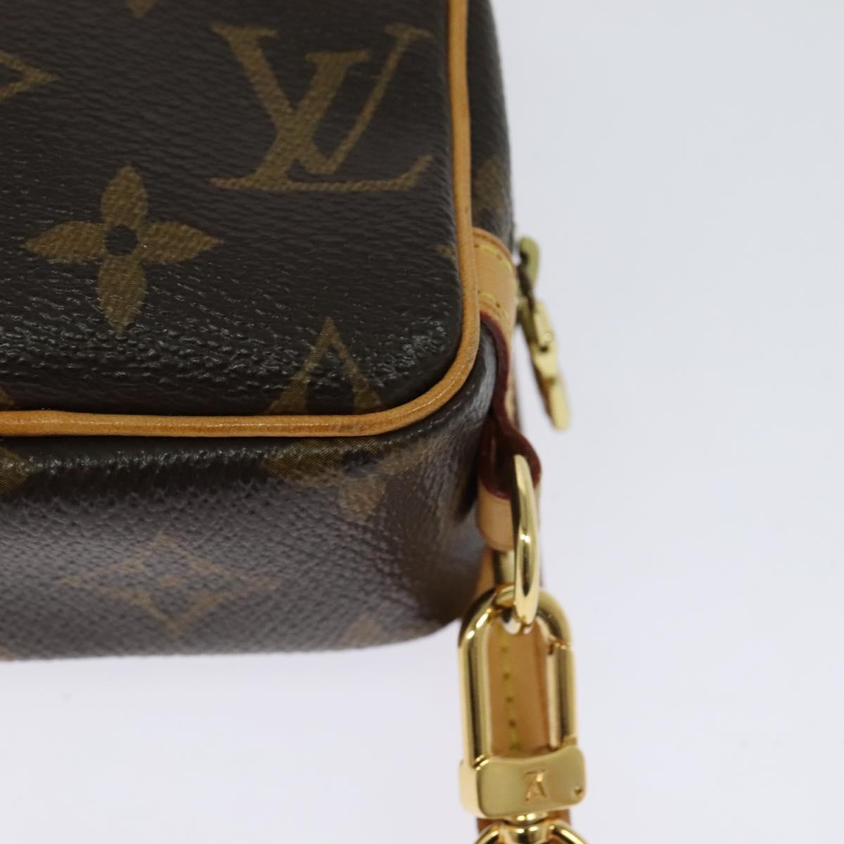 LOUIS VUITTON Monogram Trousse Wapity Pouch M58030 LV Auth 121582