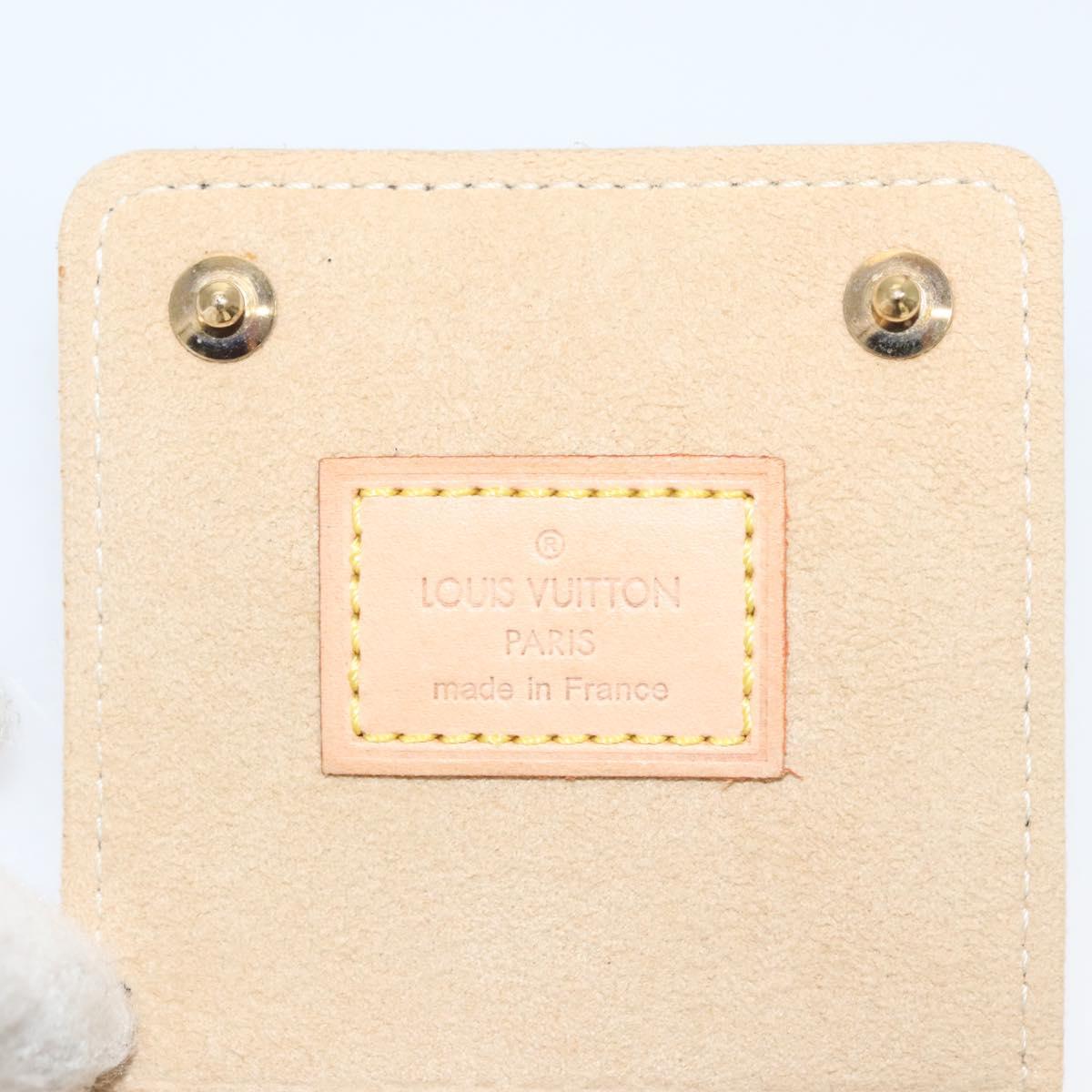 LOUIS VUITTON Monogram Jewelry Case Jewelry Box LV Auth 121589