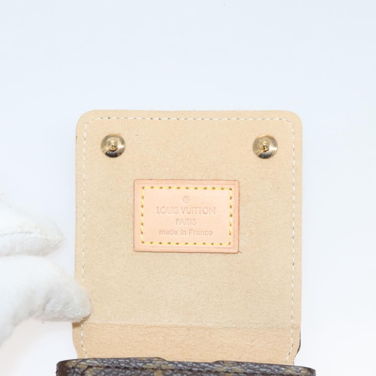 LOUIS VUITTON Monogram Jewelry Case Jewelry Box LV Auth 121589