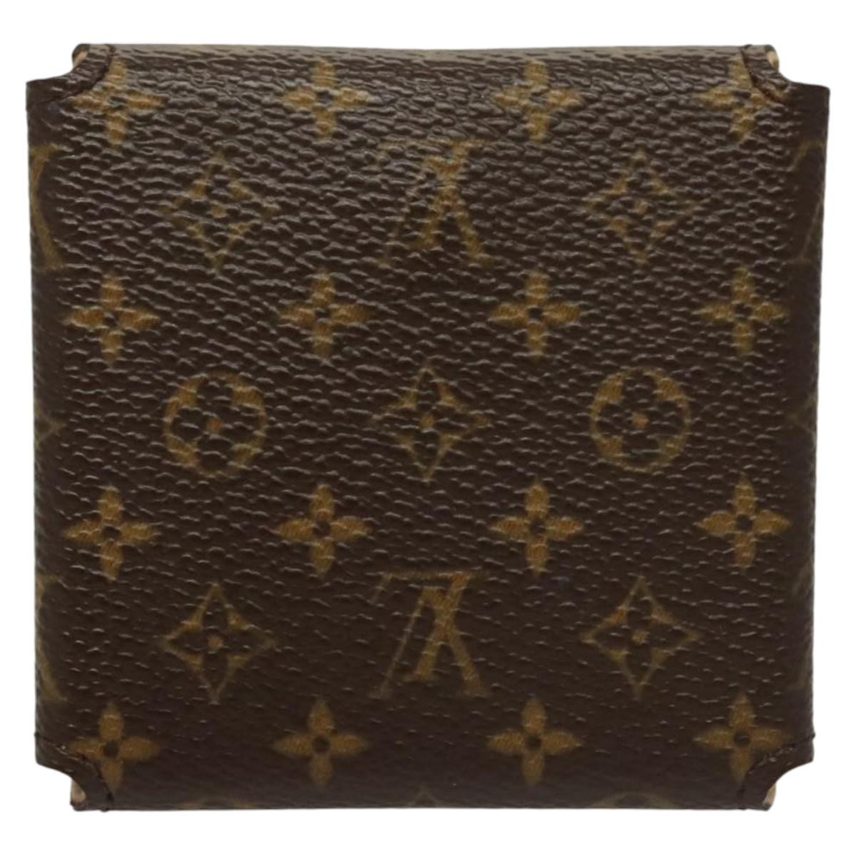 LOUIS VUITTON Monogram Jewelry Case Jewelry Box LV Auth 121589