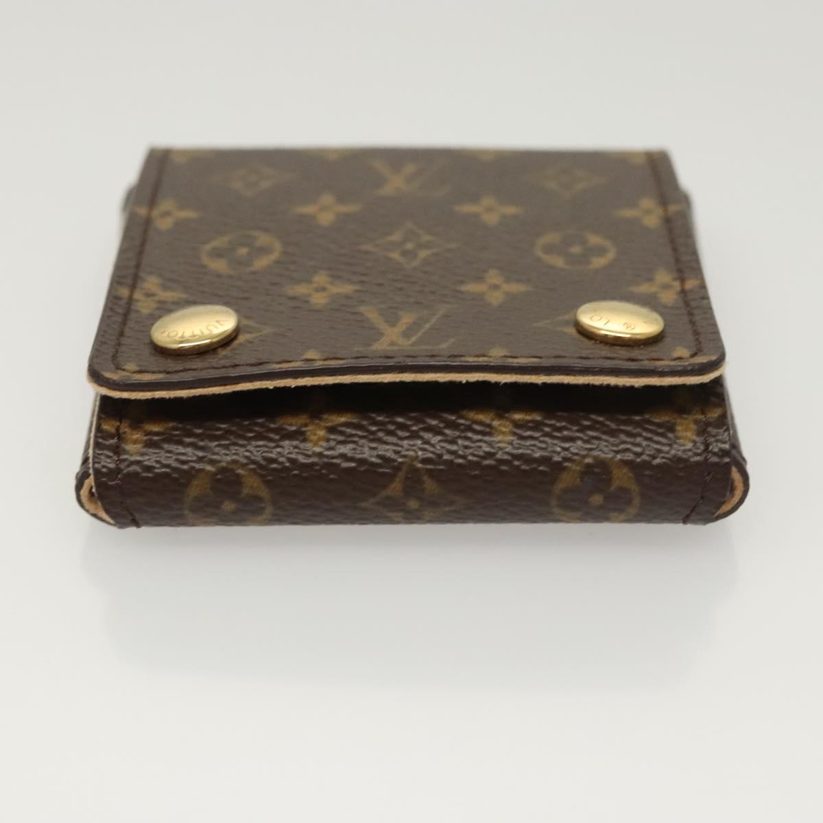LOUIS VUITTON Monogram Jewelry Case Jewelry Box LV Auth 121589