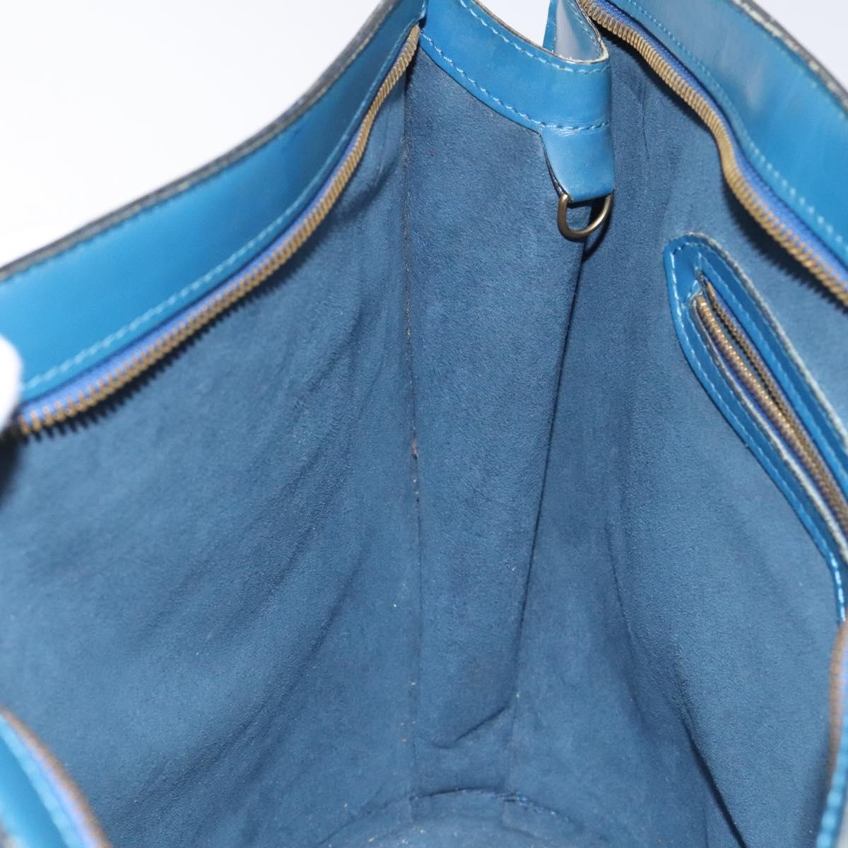 LOUIS VUITTON Epi Saint Jacques Shopping Shoulder Bag Blue M52275 LV Auth 121598