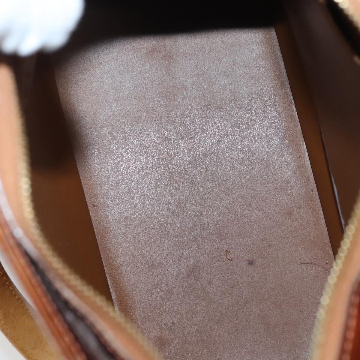 LOUIS VUITTON Monogram Vernis Houston Hand Bag Bronze M91122 LV Auth 121600