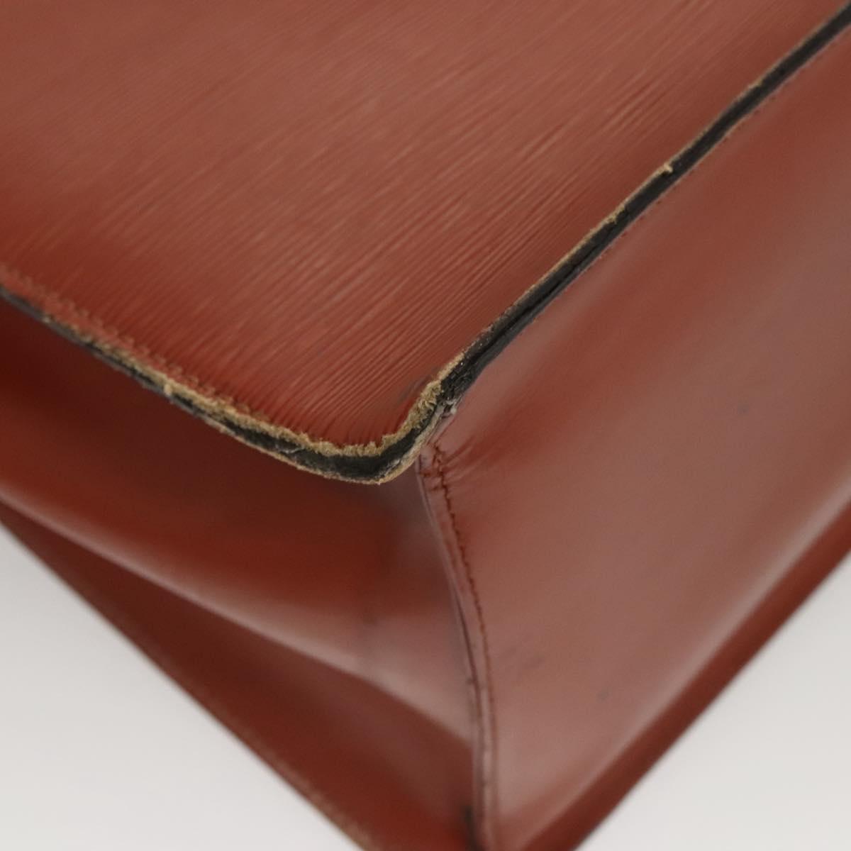 LOUIS VUITTON Epi Riviera Hand Bag Brown M48183 LV Auth 121603