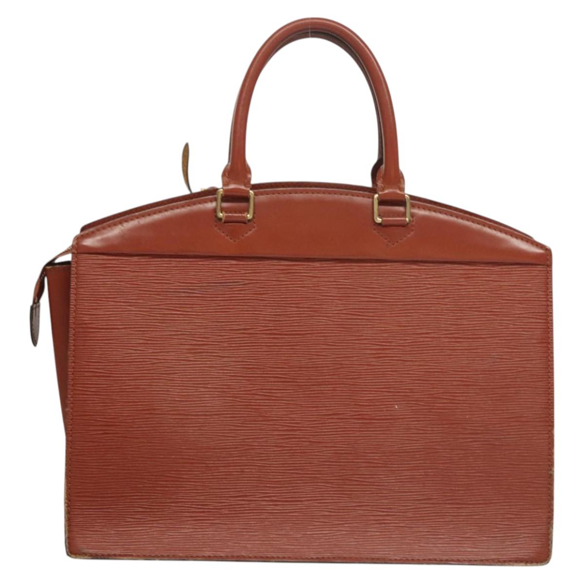 LOUIS VUITTON Epi Riviera Hand Bag Brown M48183 LV Auth 121603