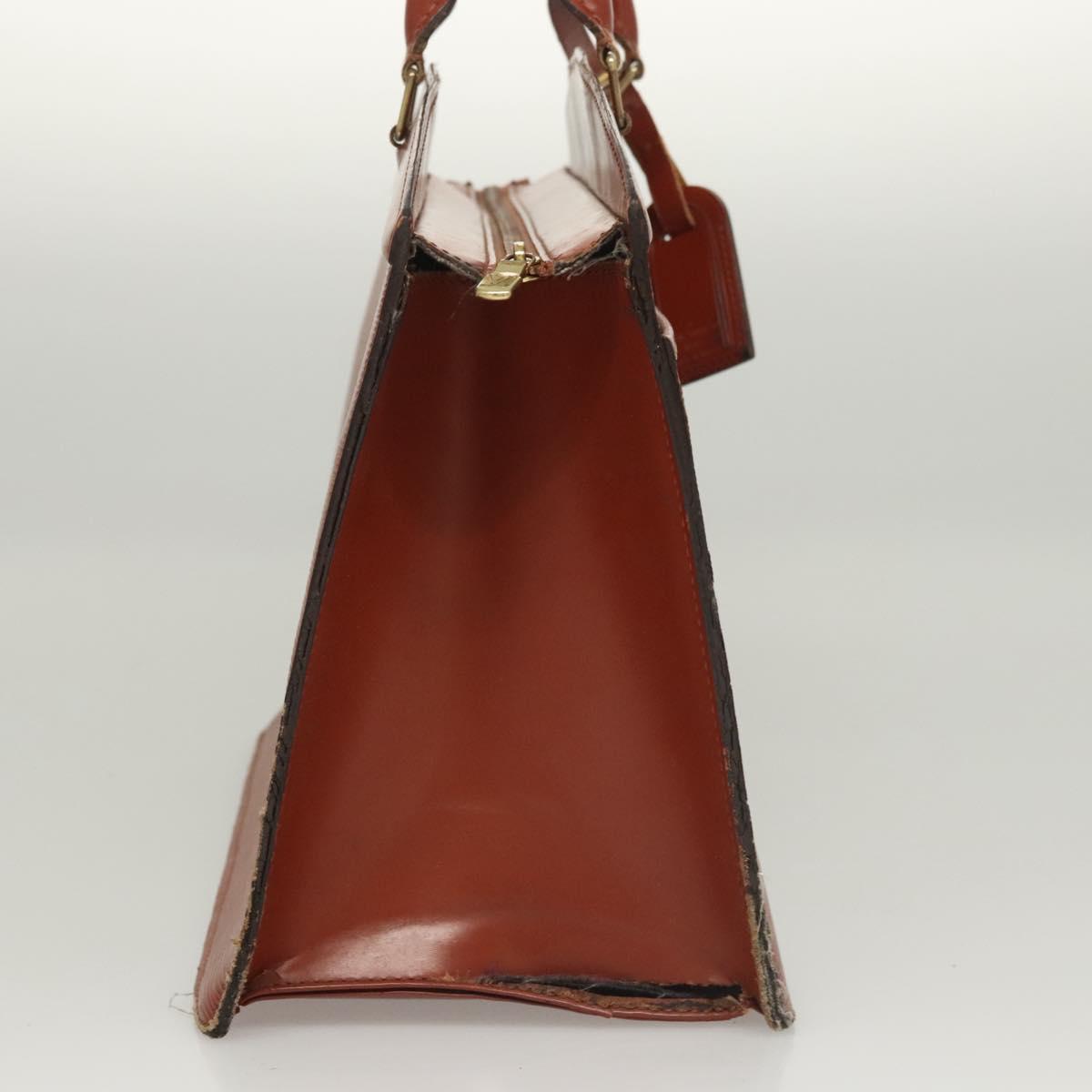 LOUIS VUITTON Epi Riviera Hand Bag Brown M48183 LV Auth 121603