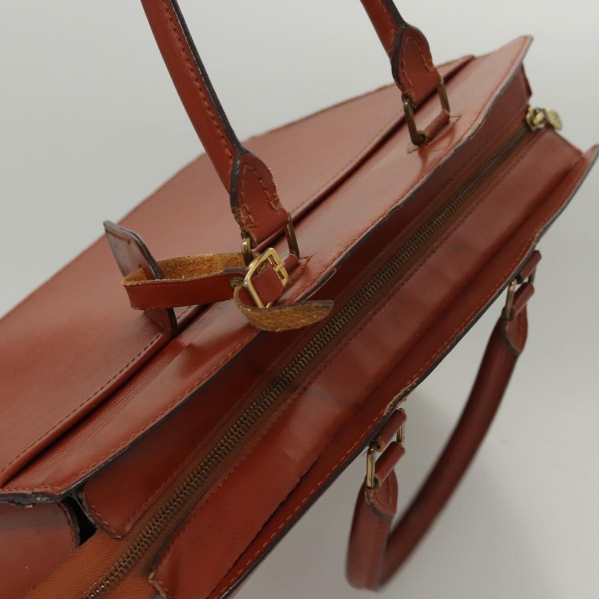 LOUIS VUITTON Epi Riviera Hand Bag Brown M48183 LV Auth 121603