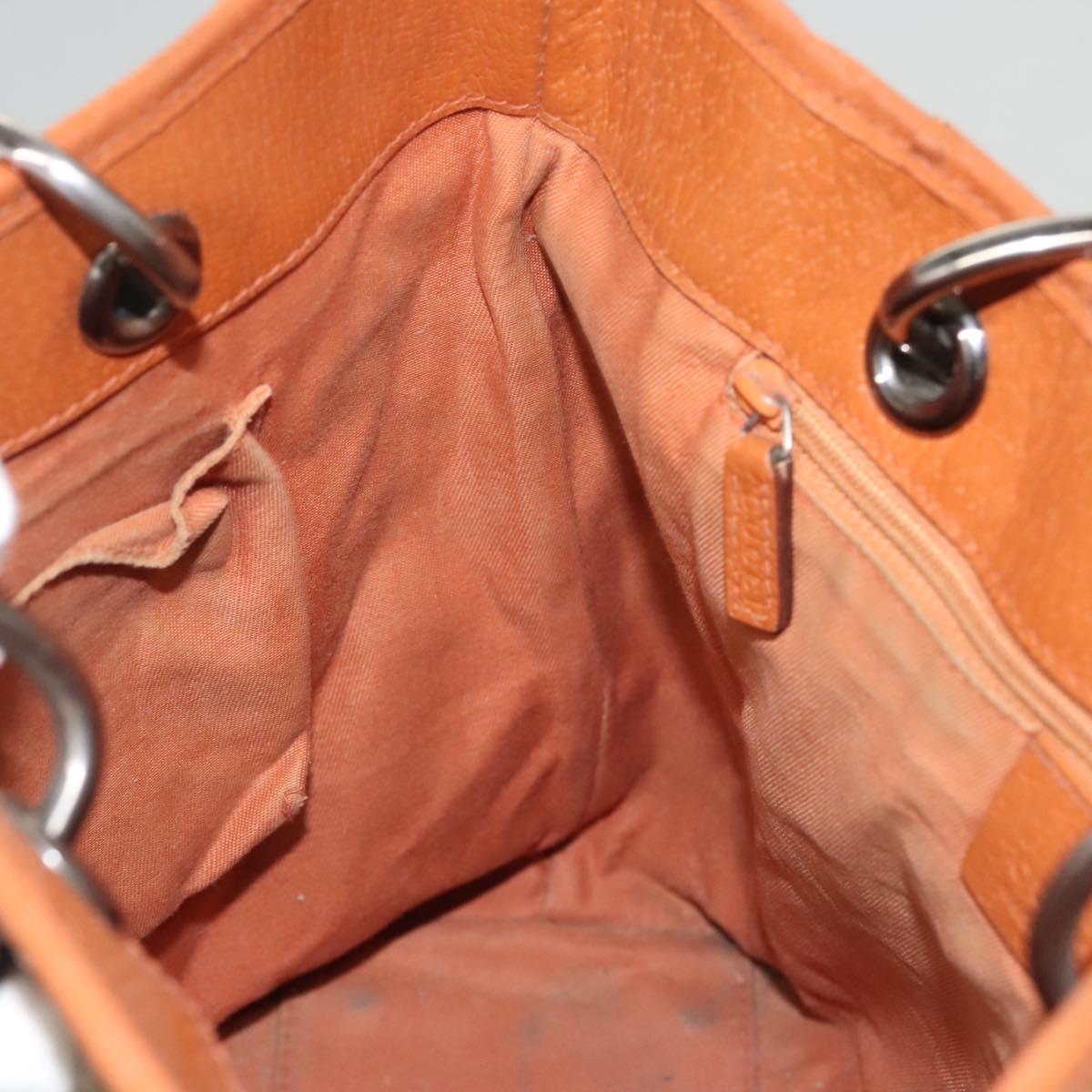 GUCCI GG Canvas Tote Bag Beige Silver 120840 Auth 121608