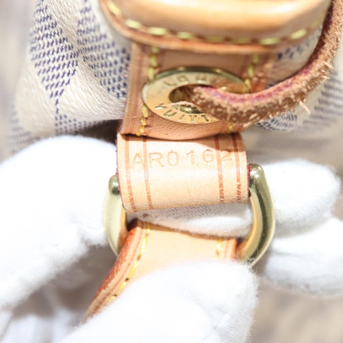 LOUIS VUITTON Damier Azur Noe Shoulder Bag N42222 LV Auth 121627