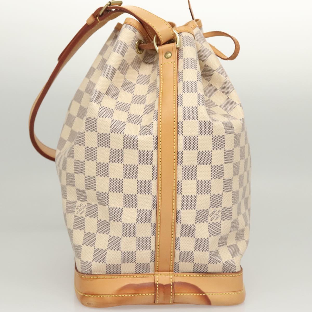 LOUIS VUITTON Damier Azur Noe Shoulder Bag N42222 LV Auth 121627