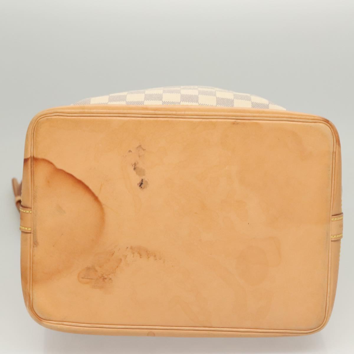 LOUIS VUITTON Damier Azur Noe Shoulder Bag N42222 LV Auth 121627