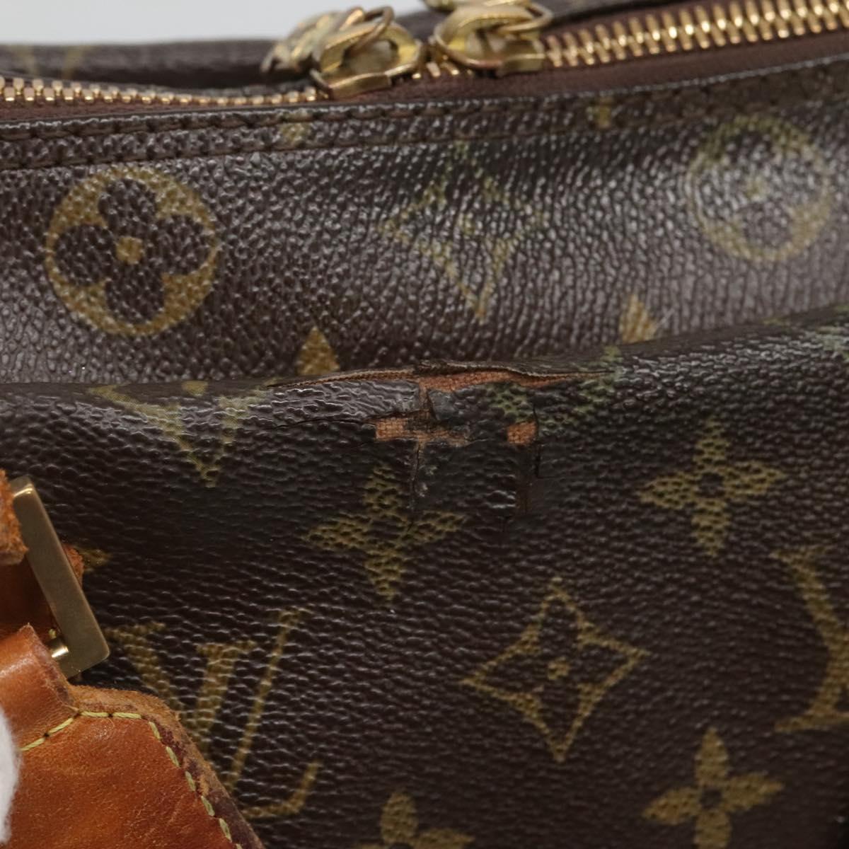 LOUIS VUITTON Monogram Sac Bosphore Hand Bag M40043 LV Auth 121753