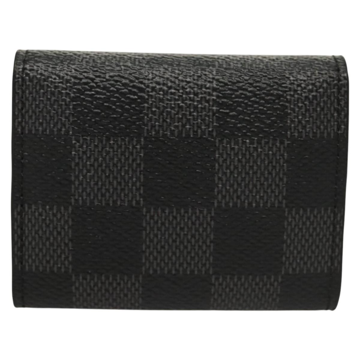 LOUIS VUITTON Damier Graphite Cuffs & Cuff Case Cuffs LV Auth 121760