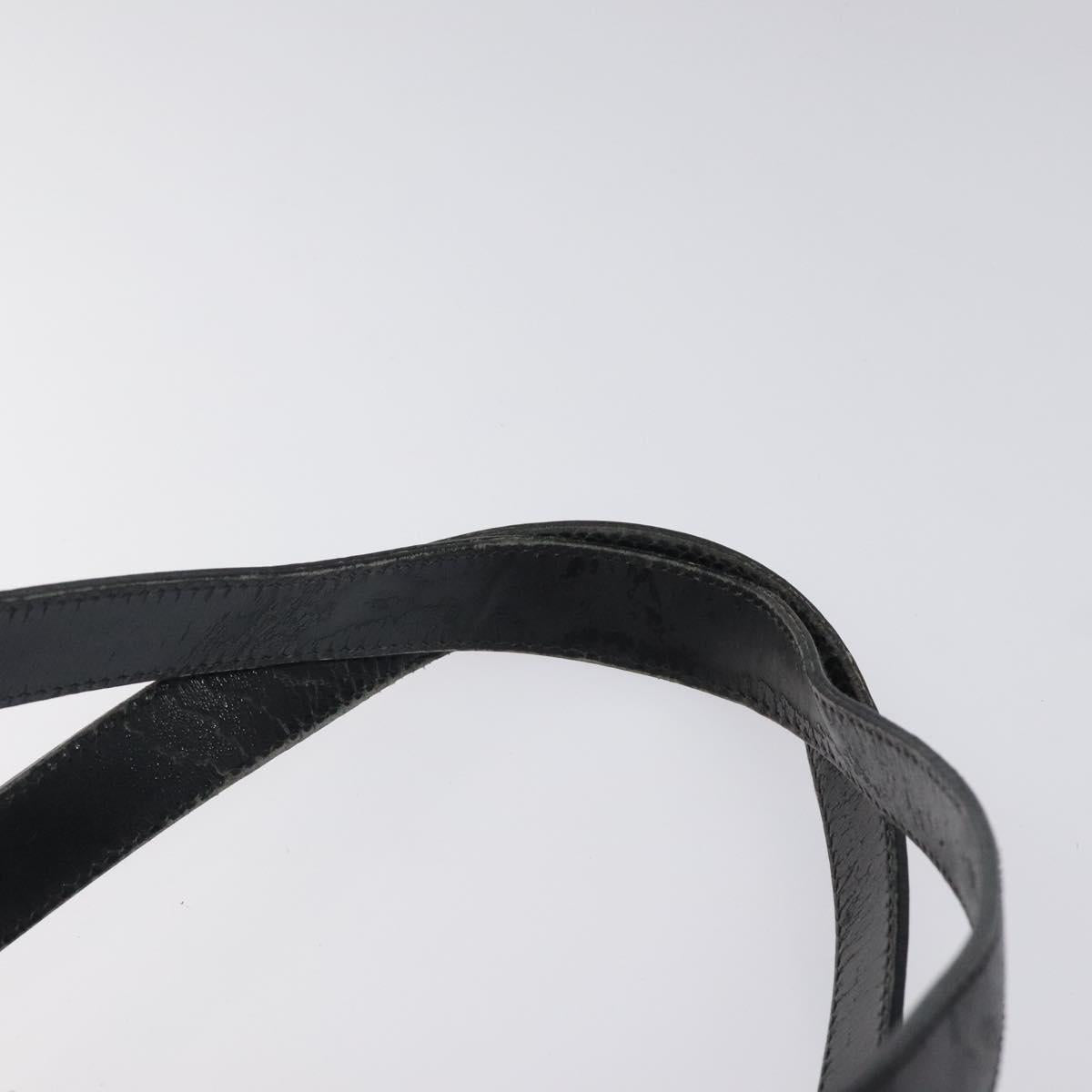 BURBERRY Nova Check Tote Bag PVC Beige Silver Auth 121809