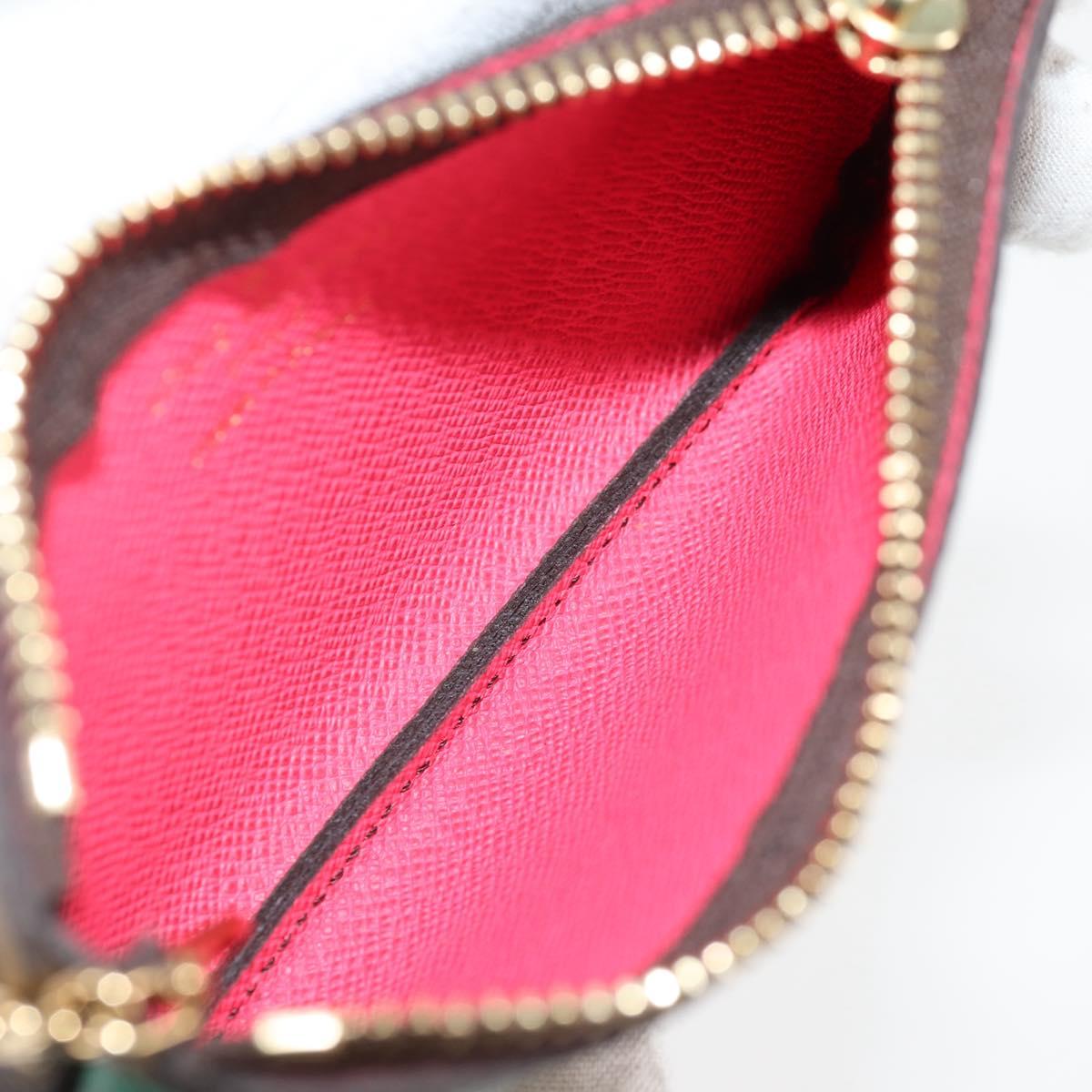 LOUIS VUITTON Monogram Vivienne Pochette Cles Coin Purse M82615 LV Auth 121828A