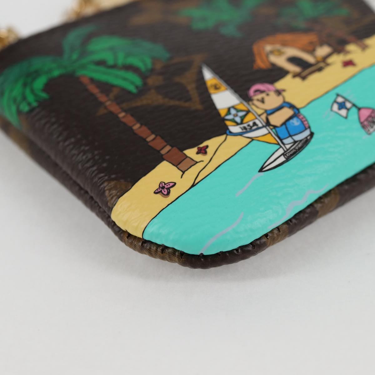 LOUIS VUITTON Monogram Vivienne Pochette Cles Coin Purse M82615 LV Auth 121828A