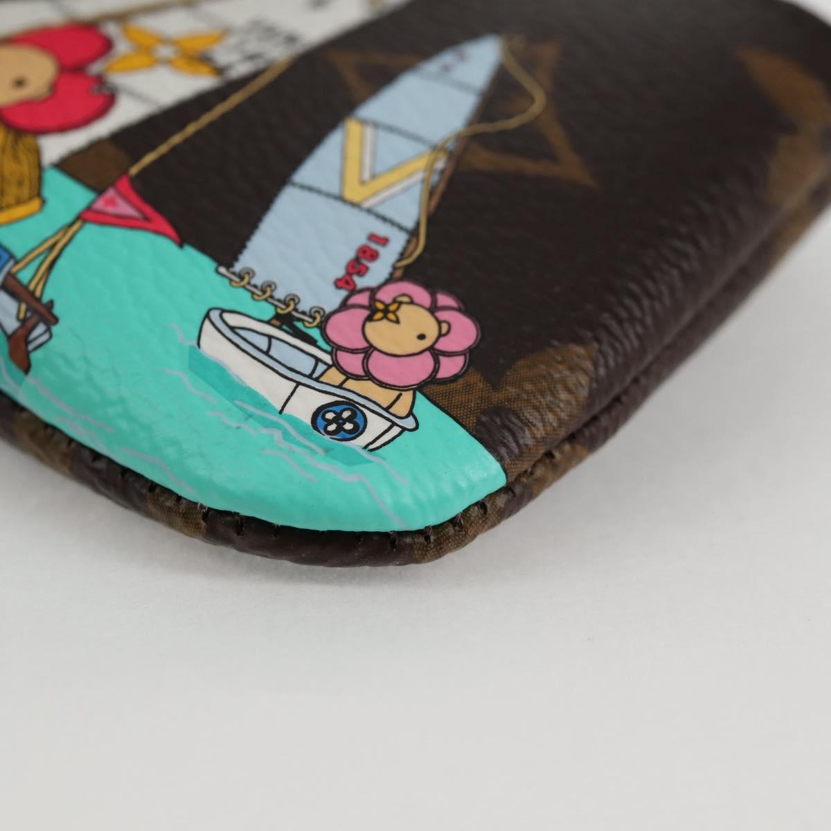 LOUIS VUITTON Monogram Vivienne Pochette Cles Coin Purse M82615 LV Auth 121828A