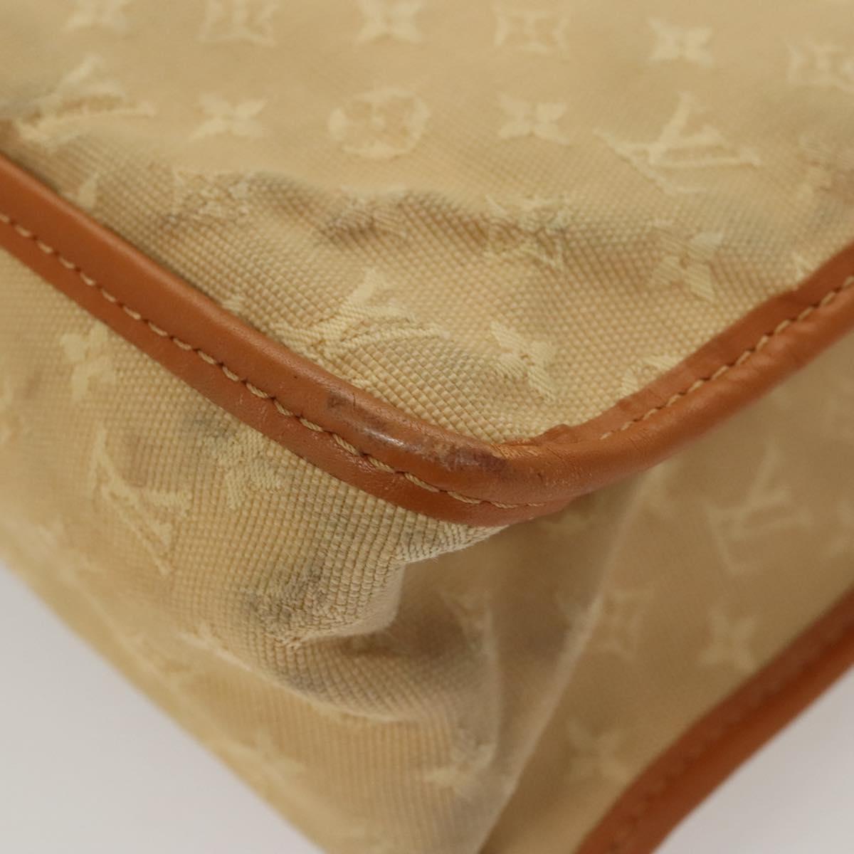 LOUIS VUITTON Monogram Mini Sac Catline Tote Bag Beige M92328 LV Auth 121864