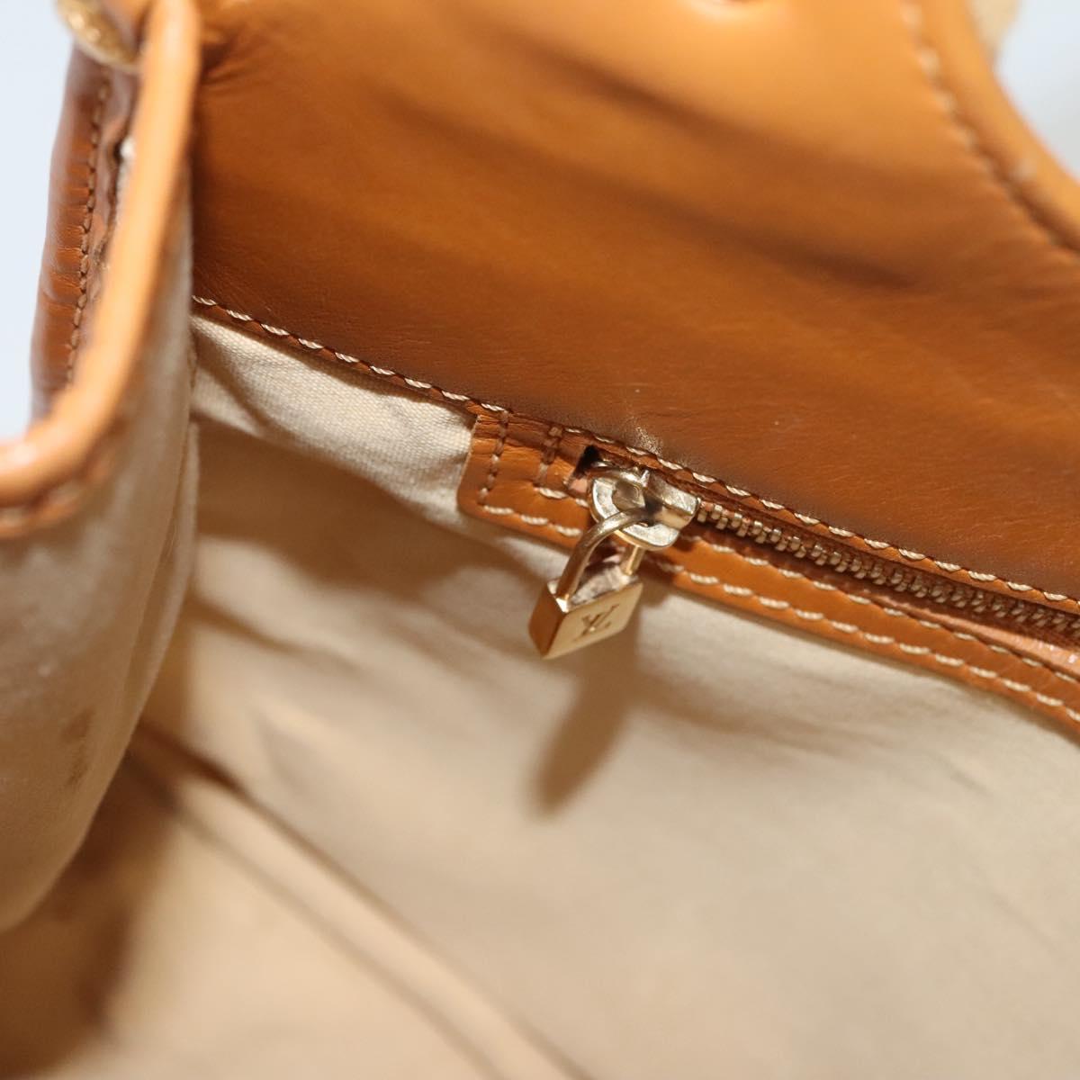 LOUIS VUITTON Monogram Mini Sac Catline Tote Bag Beige M92328 LV Auth 121864