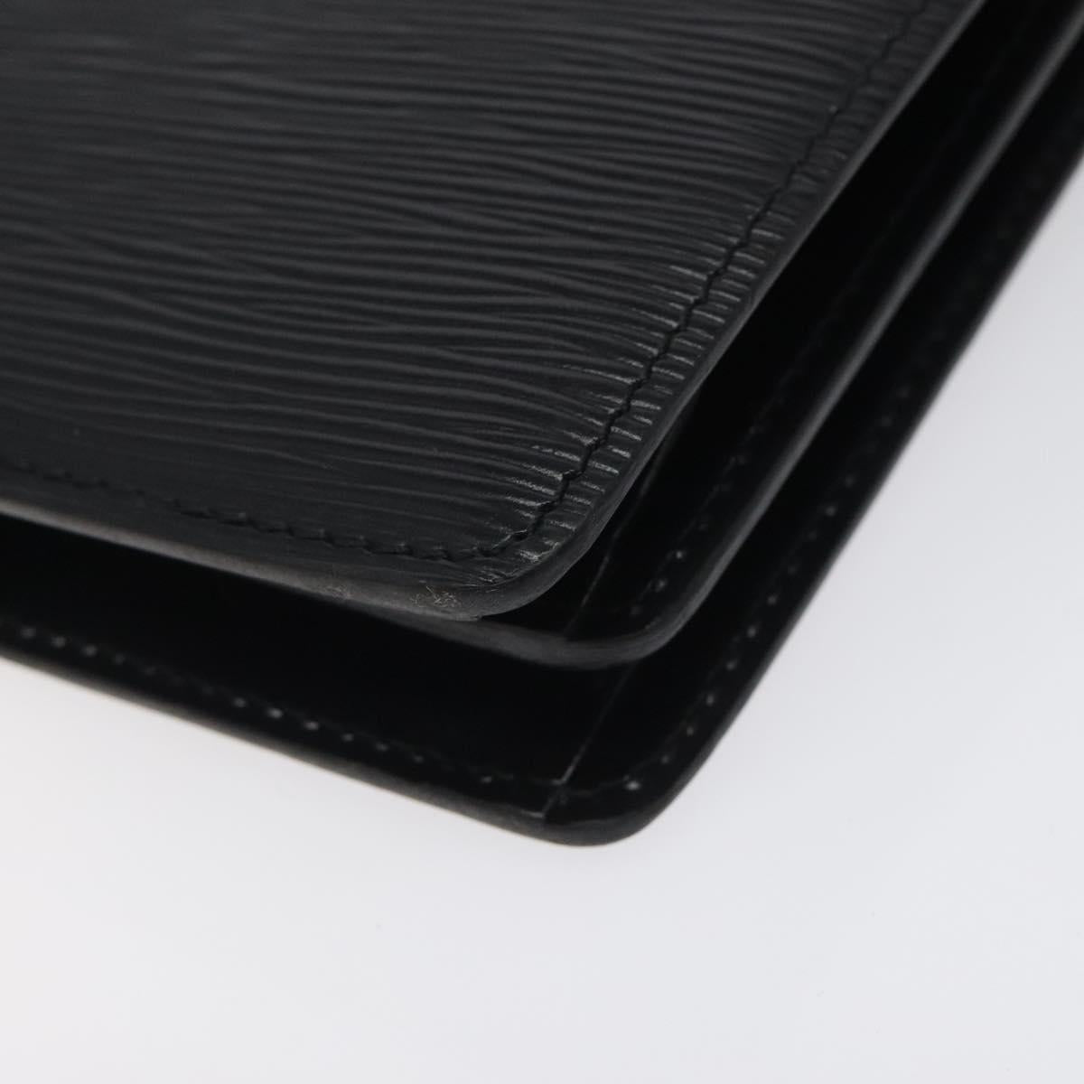 LOUIS VUITTON Epi Capuchin Shoulder Bag Black M52342 LV Auth 121872