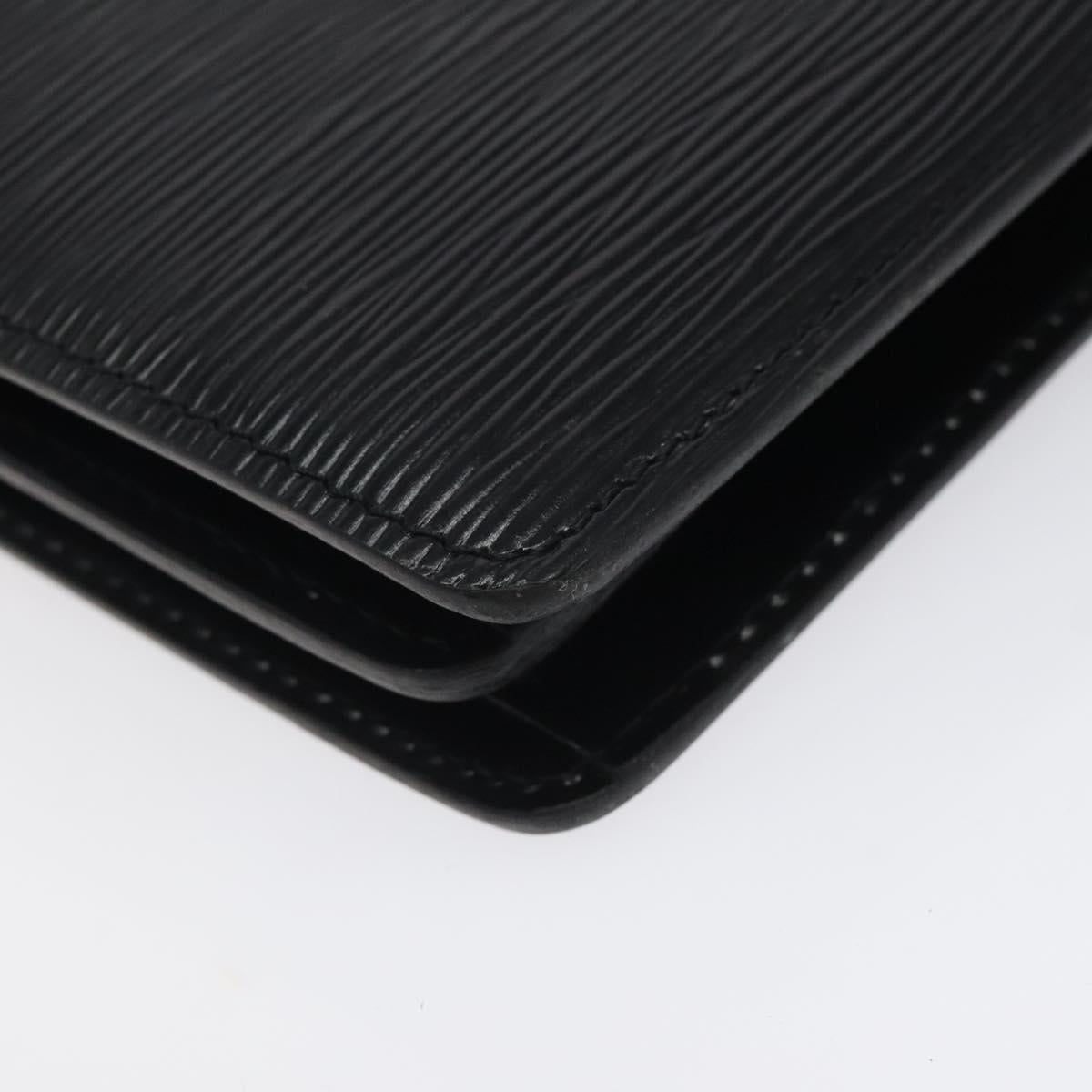 LOUIS VUITTON Epi Capuchin Shoulder Bag Black M52342 LV Auth 121872