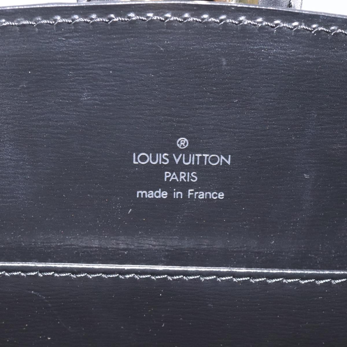 LOUIS VUITTON Epi Capuchin Shoulder Bag Black M52342 LV Auth 121872