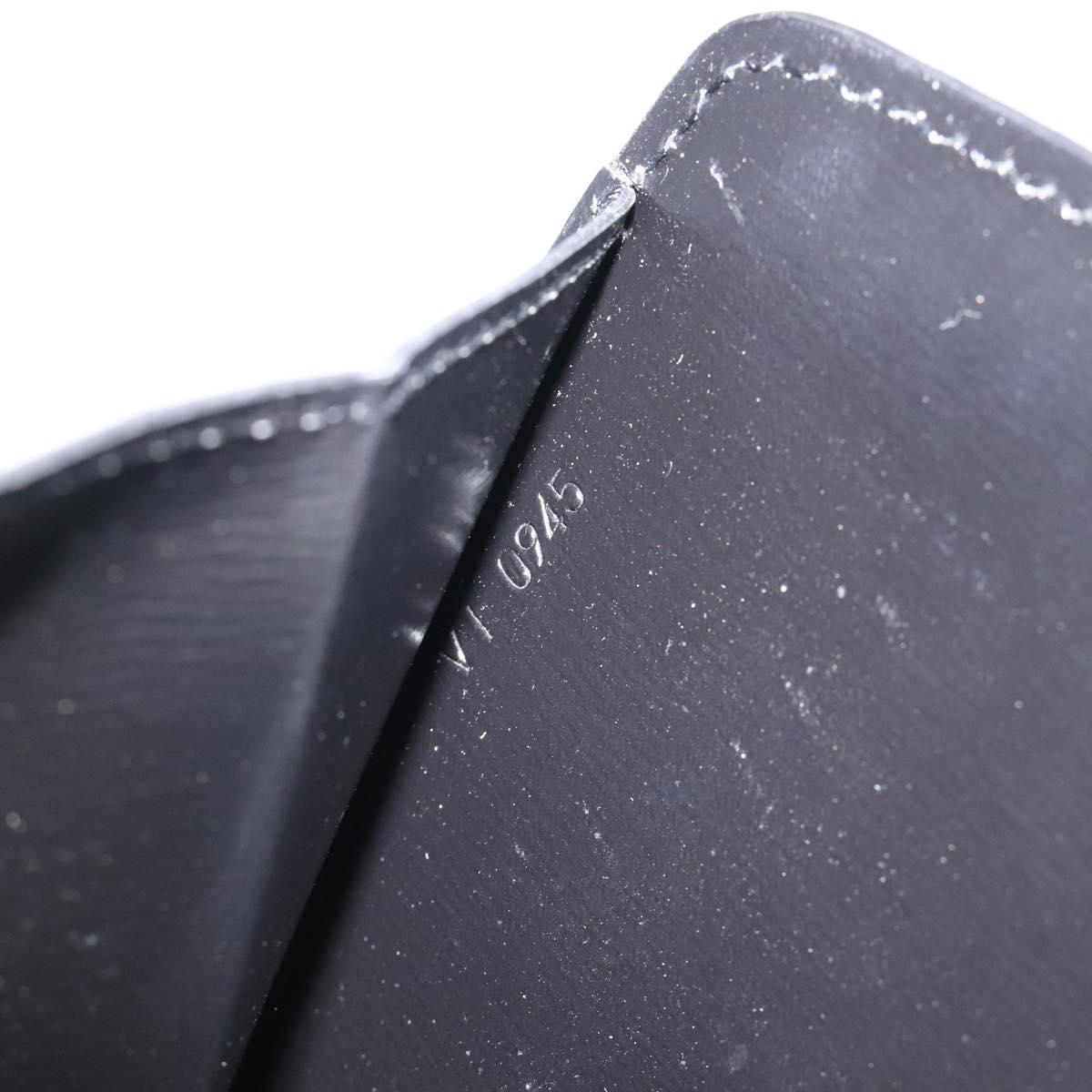 LOUIS VUITTON Epi Capuchin Shoulder Bag Black M52342 LV Auth 121872