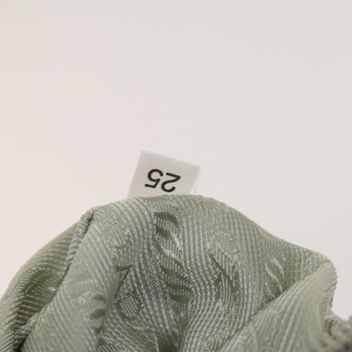 PRADA Shoulder Bag Nylon Light Blue Silver Auth 121882