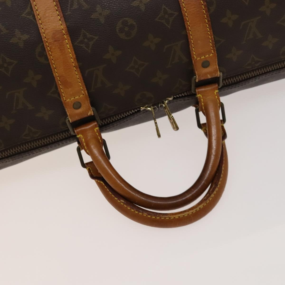 LOUIS VUITTON Monogram Keepall 50 Boston Bag M41426 LV Auth 121904