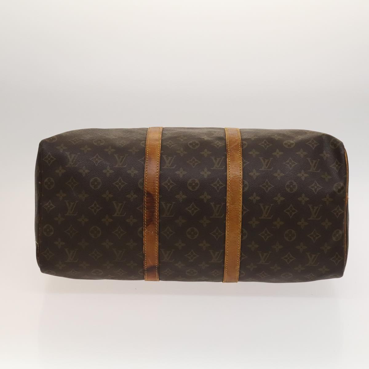 LOUIS VUITTON Monogram Keepall 50 Boston Bag M41426 LV Auth 121904