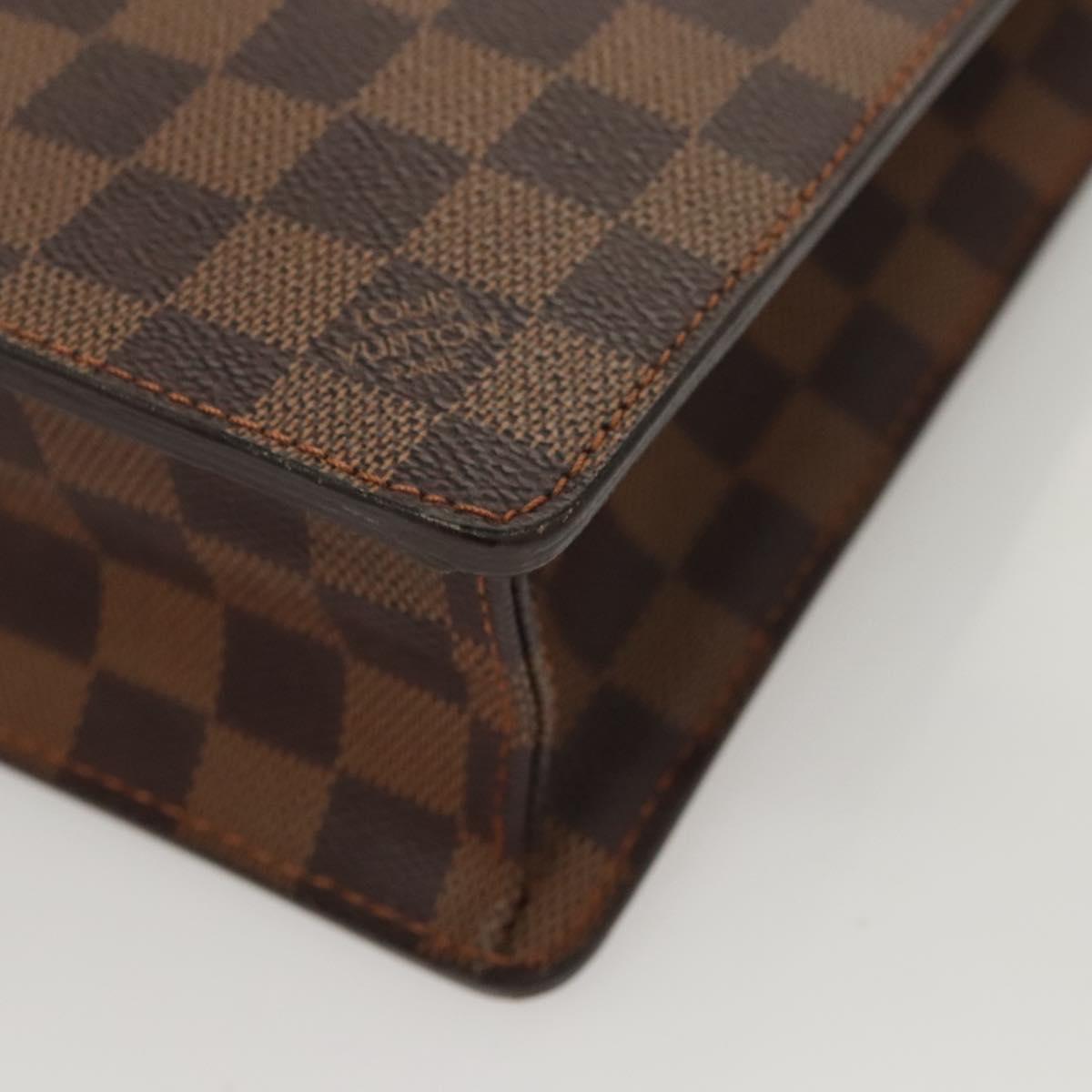 LOUIS VUITTON Damier Ebene Altona PM Briefcase N53315 LV Auth 121963