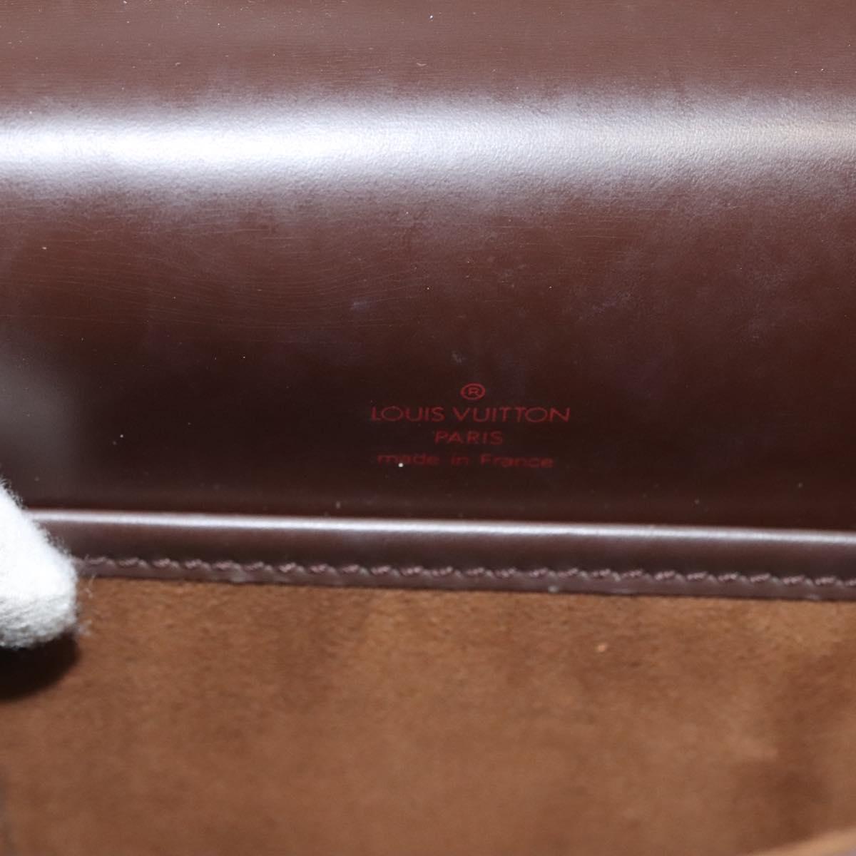 LOUIS VUITTON Damier Ebene Altona PM Briefcase N53315 LV Auth 121963