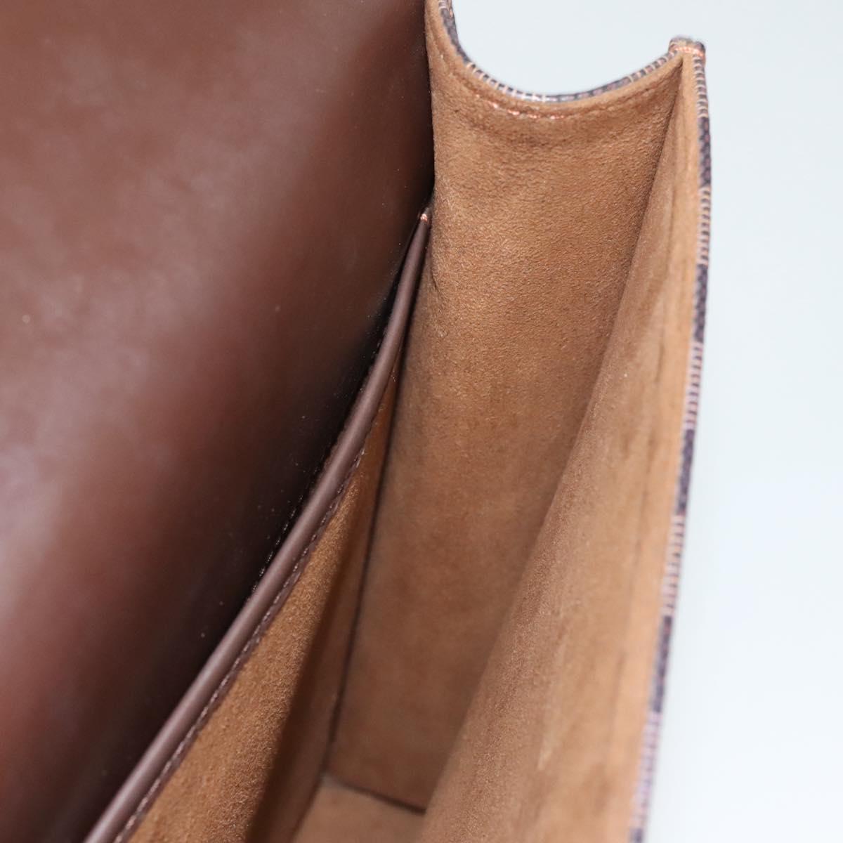 LOUIS VUITTON Damier Ebene Altona PM Briefcase N53315 LV Auth 121963