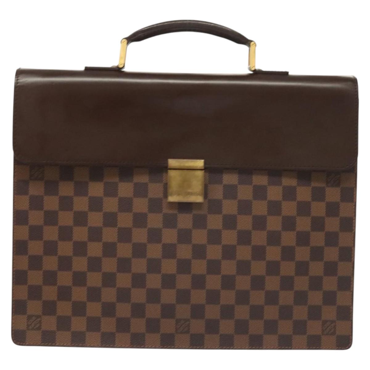 LOUIS VUITTON Damier Ebene Altona PM Briefcase N53315 LV Auth 121963