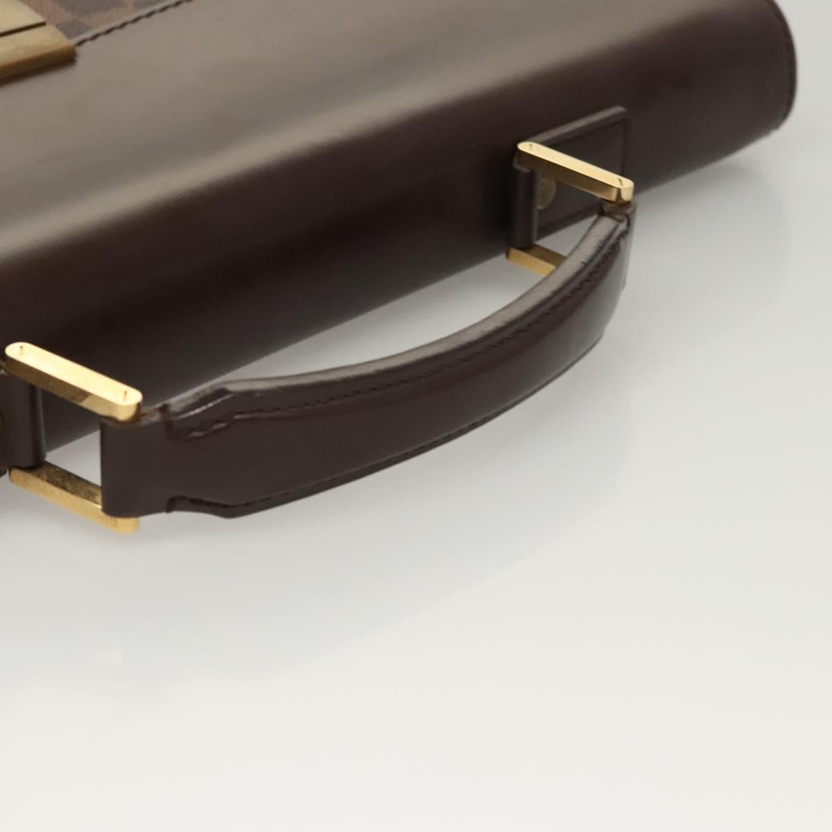 LOUIS VUITTON Damier Ebene Altona PM Briefcase N53315 LV Auth 121963