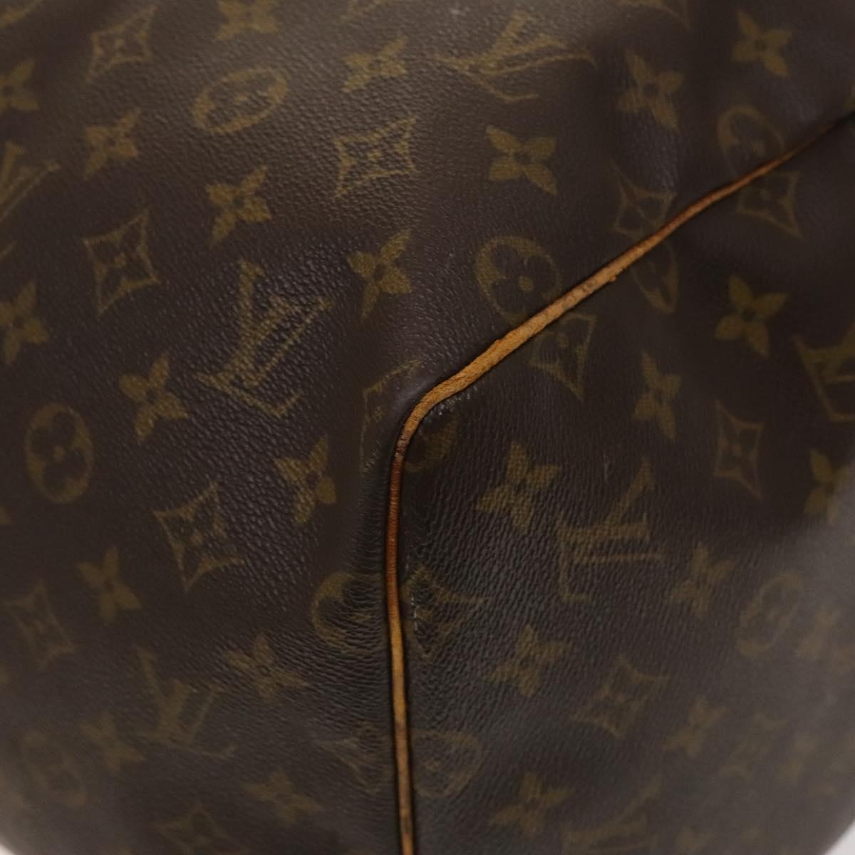 LOUIS VUITTON Monogram Keepall 55 Boston Bag M41424 LV Auth 121987