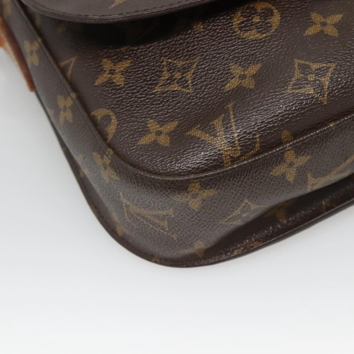 LOUIS VUITTON Monogram Saint Cloud GM Shoulder Bag M51242 LV Auth 122014
